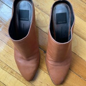 Dolce Vita Brown mules size 7 Anthropologie